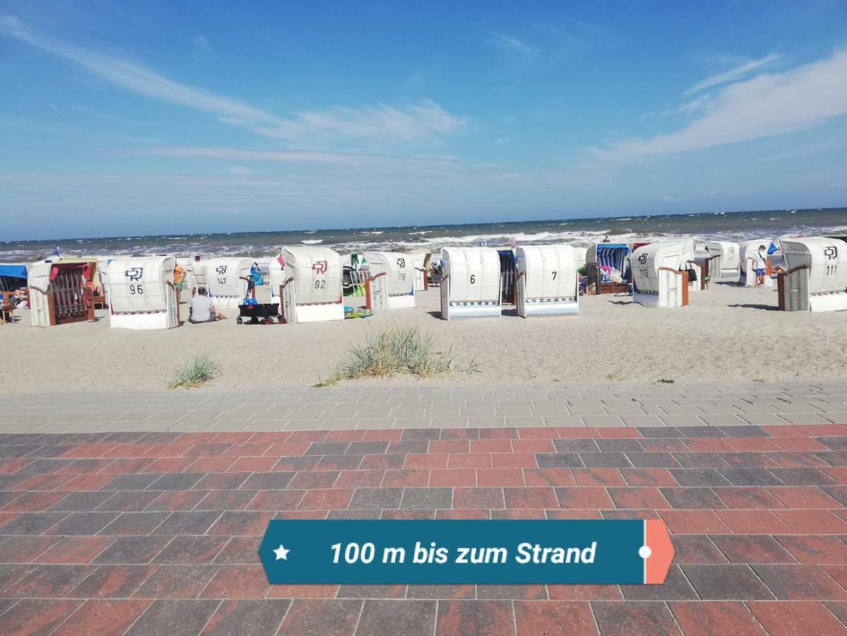 Wohnung Nixe Mit Meerblick - Haus Hopp Даме Екстериор снимка